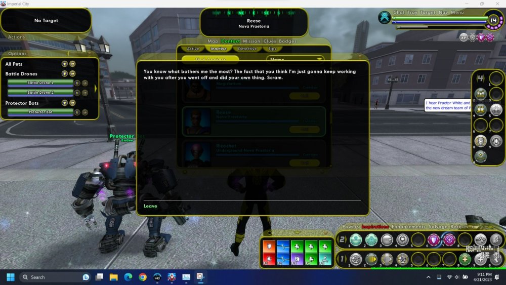 Reese contact message after i killed him during the transmuter mission.jpg