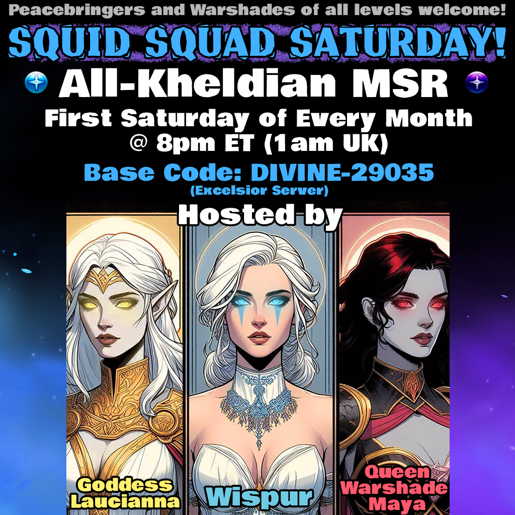 All-Kheld MSR - Squid Squad Saturday - 8pm ET